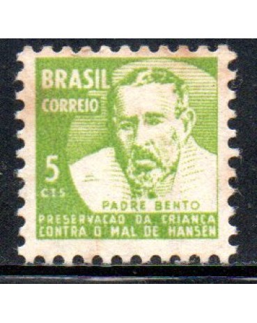 C0620 Campanha contra o mal de Hansén - Padre Bento (H-13) 5881  Novo com goma
