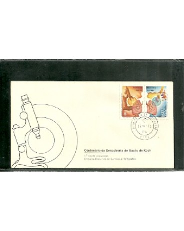 FDC247/1982  BACILO DE KOCH  C/ALGUMAS MANCHAS  465