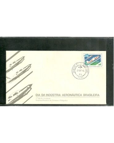 FDC268/1982 Indústria Aeronáutica Brasileira  541 CBC:BA