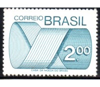 R553 Tipo Gravura - Azul Esverdeado  6125 Mint