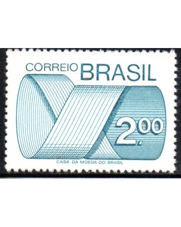 R553 Tipo Gravura - Azul Esverdeado  6125 Mint