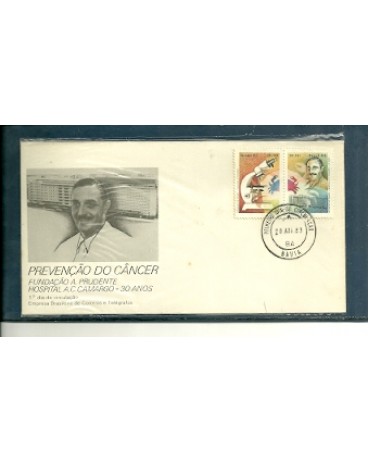 FDC282/1983 PREVENÇÃO DO CÂNCER  CONTÉM ALGUMAS 464 o carimbo será outro 