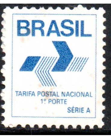 R665/1988 Comprovante de Franqueamento CF 1º Porte  SÉRIE A 6244 Novo