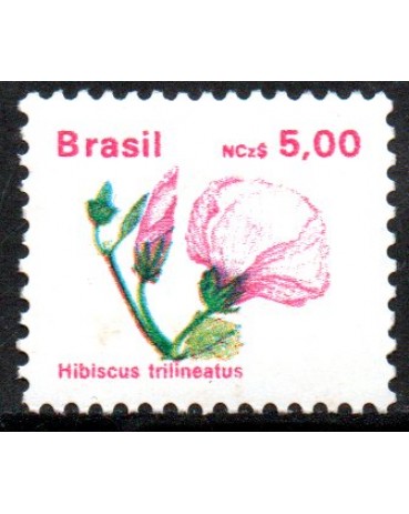 R674 Flora Brasileira - Hibisco-de-Goiás 6253 Mint