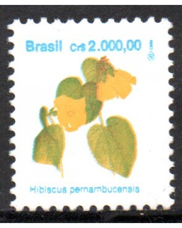 R687 Flora Brasileira,Falso-cacau-Hibiscus 6264 Mint