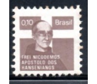 C0913 Campanha contra o mal de Hansén -= Frei Nicodemos  (H-19) 6271  Mint  PAPEL FOSFORESCENTE