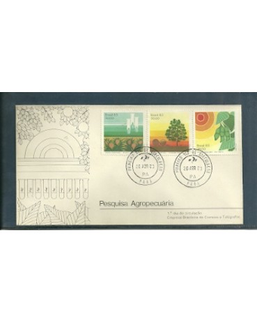 FDC283/1983 Pesquisa Agropecuária 463 Carimbos Embrapa - DF  463