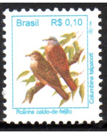 R713  ROLINHA CALDO-DE-FEIJÃO,PADRÃO REAL 6294 MINT