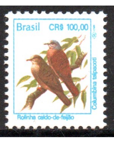 R703 Pássaros Urbanos - Rolinha-caldo-de-feijão - Cruzeiro Real 6296 Mint
