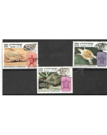CAMBODJA CARIMBADOS SEM USO 1998  -  6542