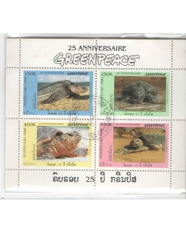 LAO GREENPEACE 1996 CARIMBADOS 6550
