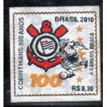 C3028 100 ANOS DO CORINTHIANS - TECIDO - 2010 - 6702 Mint