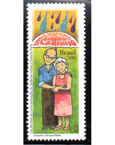 C3094 DIA MUNDIAL DA CONSC. DA VIOL. A P.IDOSA  MINT 6730  
