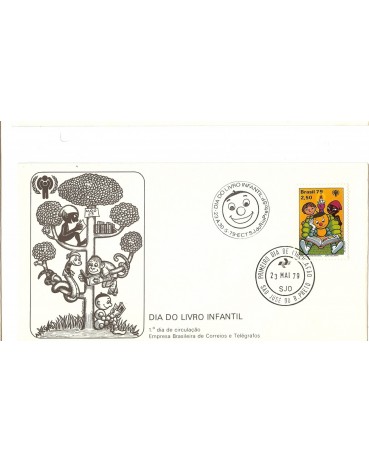 FDC174/1979 DIA DO LIVRO INFANTIL 6786 Carimbos Ba, SJRio Pretro, SJO