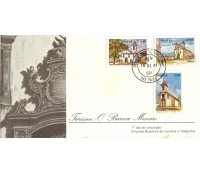 FDC257/82 O BARRICO MINEIRO - IGREJAS -  PONTOS DE FERRUGEM  6820 "O CARIMBO É DO PARÁ"