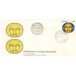 FDC196  ANO 1980  TELEVISÃO BRASILEIRA  - MANCHAS CLARAS 7049