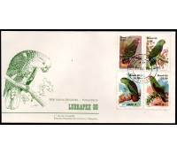 FDC208  ANO 1980  LUBRAPEX 1980 PAPAGAIOS 7054