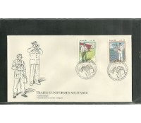 FDC413/1986 Trajes e uniformes Militares 413
