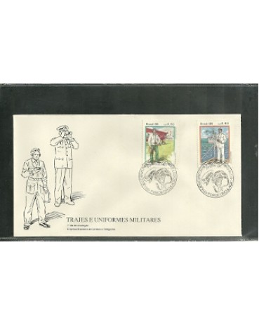 FDC413/1986 Trajes e uniformes Militares 413