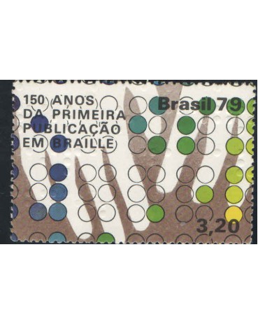 C1128  BRAILLE DESTACADO DO BLOCO MINT 7107