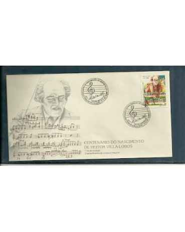 FDC416/1987 Heitor Villa-Lobos - 653
