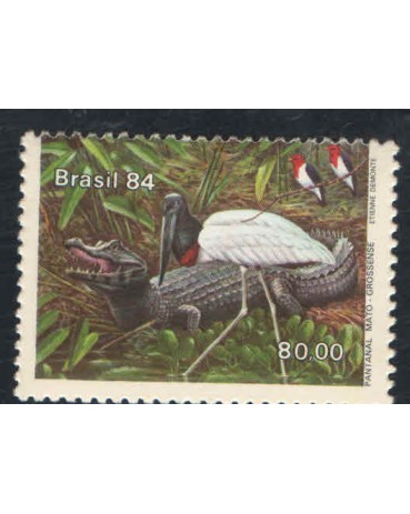 C1397  Pantanal Mato- Grossense  Jaburú e Jacaré MINT 7139