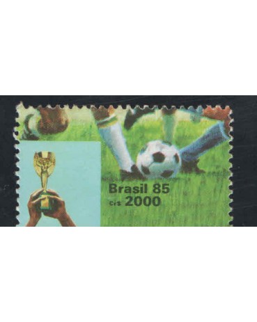 C1468  Taça Jules Rimet - DESTACADO DO BLOCO 70 - 1985   MINT 7155
