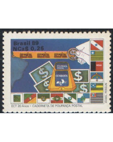 C1624  CAIXA DE COLETA  MINT  7176  - 1989
