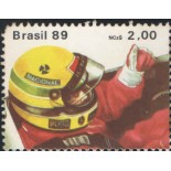 C1625  AYRTON SENA Destacado do Bloco 79 - 7177 M