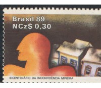 C1628  INCONFIDÊNCIA MINEIRA "VULTO"1989 MINT  7179