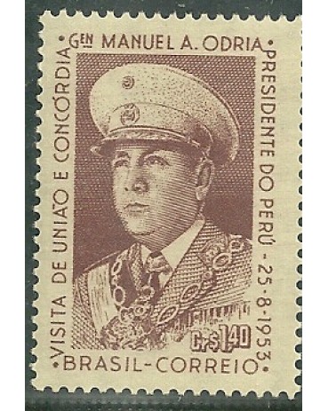 C306 NOVO - PRES.DO PERU MANUEL ODRIA 1953  -  7249