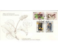 FDC231  FLORA BRASILEIRA   7297 CARIMBOS BA E SP