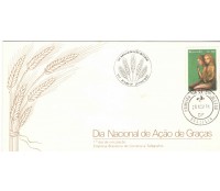 FDC239 AÇÃO DE GRAÇAS  FC07300 carimbos BA E SP