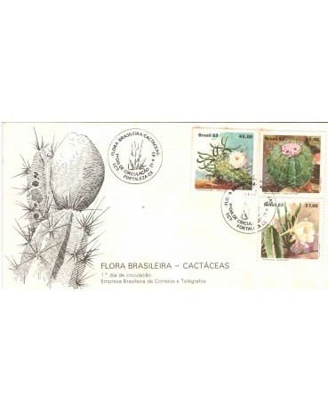 FDC306/83  CACTÁCEAS , CONTÉM ALGUMAS MANCHAS 7315