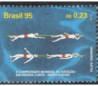 C1978  NATAÇÃO EM PISCINA - COSTAS   MINT FC07336*