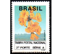 R690 Ipê Comprovante de Franqueamento Nacional 2º Porte 7656 Mint