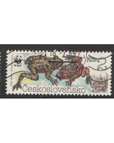 CHECOSLOVÁQUIA CARIMBADO 1989 FC07381