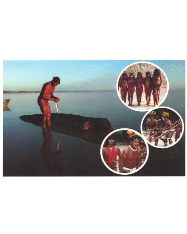 ÍNDIOS DA RESERVA DO XINGU - MATO GROSSO - NOVO 7728