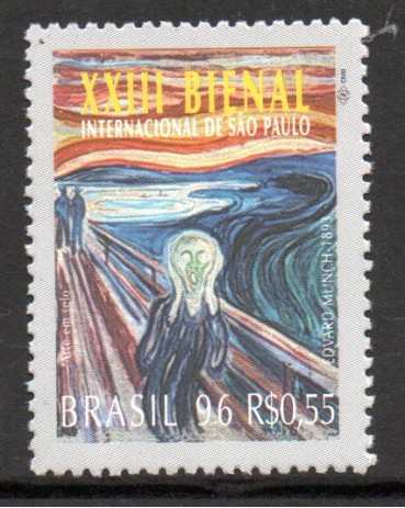 C2015  - XXIII BIENAL DE S.PAULO - O GRITO  1996  MINT 7489A