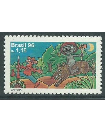 C2013 SELO DESTACADO DO BLOCO 106  Caipora  BRAPEX 96 MINT 7497