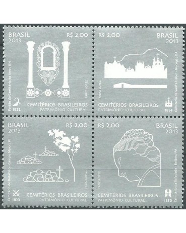CEMITÉRIOS BRASILEIROS - 2013 - 8047  MINT