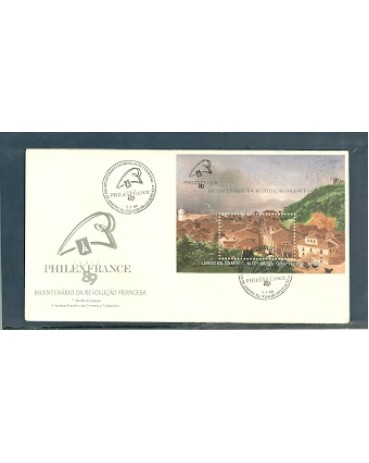 FDC473/1989 Bicentenário da Revolução Francesa 733