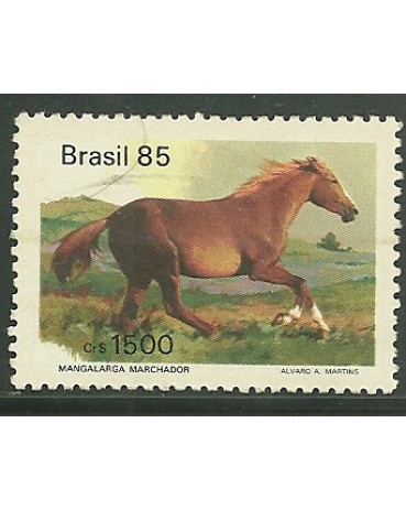 C1446  RAÇAS BRASILEIRAS - MANGALARGA -   1985 NOVO 3658A