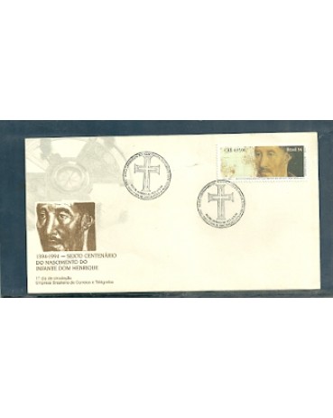 FDC609/1994 Sexto Centenàrio do Infante Dom Henrique 768 com manchas