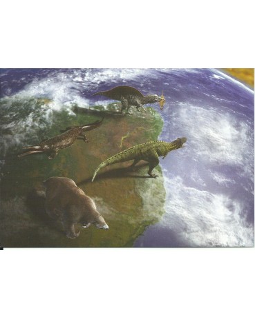 POSTAL ANIMAIS PRÉ-HISTÓRICOS DO BRASIL - DINOSSAUROS - 8580